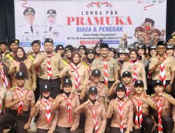 Puluhan Regu Pramuka Bojonegoro Ikuti Lomba Peraturan Baris Berbaris, Ajang Pembentukan Karakter Disiplin