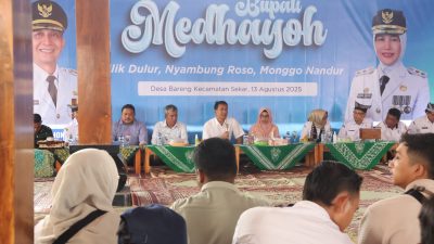 Dorong Sekar Jadi Kota Kecamatan Potensial, Bupati Bojonegoro Tinjau Program GAYATRI di Desa Klino