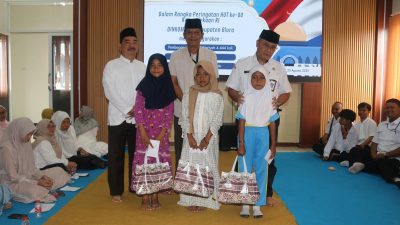 Peringati HUT ke-80 RI, Dinkominfo Blora Gelar Sholawat Nariyah, Khotmil Qur’an dan Santunan Anak Yatim