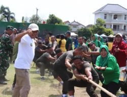 Kodim 0721/Blora Meriahkan HUT ke-80 RI Lewat Senam Bersama dan Lomba Agustusan Antar OPD
