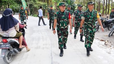 Tim Wasev Mabes TNI-AD tinjau Sasaran TMMD 125 Bojonegoro