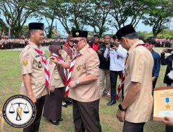 Bupati Tanggamus Pimpin Apel Besar Hari Pramuka ke-64, Tekankan Ketahanan Bangsa dan Swasembada