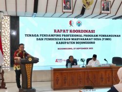 Pemkab Bojonegoro Gelar Rakor P3MD, Dorong Pendamping Desa Berperan Aktif dalam Pembangunan Desa
