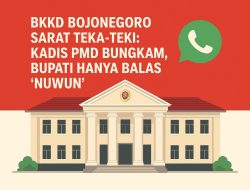 BKKD Bojonegoro Sarat Teka-Teki: Kadis PMD Bungkam, Bupati Hanya Balas “Nuwun”