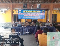 Pemdes Singonegoro Gelar Musyawarah RKPDES 2026: Infrastruktur Jalan Jadi Prioritas, Aspirasi Awal 2027 Mulai Diserap