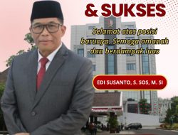 Ketua IWO Indonesia DPD Bojonegoro Ucapkan Selamat atas Pelantikan Sekda Baru, Edi Susanto, S.Sos., M.Si.