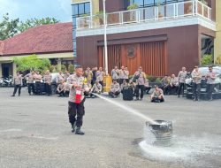 Dilatih Instruktur BPBD dan Damkar, Bhabinkamtibmas Polres Blora Siap Sigap Bantu Masyarakat