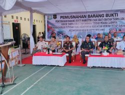 Kejari Kota Malang Musnahkan Ribuan Gram Narkotika, Obat Ilegal, dan Rokok Tanpa Cukai Berdasarkan Putusan Inkracht