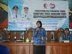 Kampung Siaga Bencana Resmi Dikukuhkan, Wabup Minta Warga Mandiri dalam Penanggulangan
