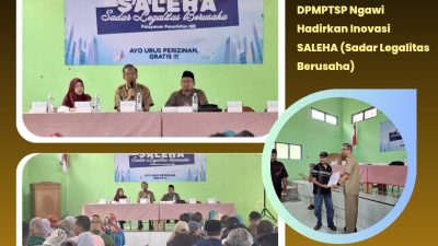 DPMPTSP Provinsi Jawa Timur Berkolaborasi Dengan DPMPTSP Kabupaten Ngawi Hadirkan Inovasi SALEHA