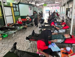 Sambut Hari Juang TNI AD 2025, Kodim 0721/Blora Gelar Donor Darah