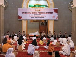 HUT Reserse ke-78, Satreskrim Bojonegoro Gelar Santunan Yatim dan Bansos