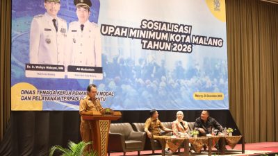 Wali Kota Wahyu: UMK Kota Malang 2026 Naik