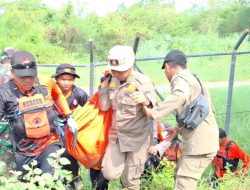 BPBD Bojonegoro Bersama Tim Gabungan Evakuasi Anak yang Tenggelam di Embung