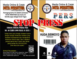 STOP PRESS WARTAWAN DUTA PERISTIWA