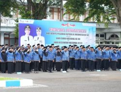 Pemkab Bojonegoro Rayakan Tiga Momentum Besar Melalui Satu Upacara Khidmat