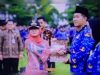 Bupati Pesawaran Hj. Nanda lndira Bastian, SE, M.M. Serahkan SK 3,457 PPPK Paruh Waktu di Lingkungan Pemkab Pesawaran