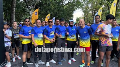 Puncak HUT Satpam ke-45, Dirbinmas Polda Bali Lepas Ratusan Peserta Security Fun Run