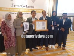 Restoran Trimurti Grand Mercure Malang Mirama Resmi Kantongi Sertifikat Halal