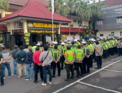 Polresta Malang Kota Terjunkan 270 Personel, Amankan Kunjungan Kerja Presiden RI dan Peresmian SMA Taruna Nusantara Malang