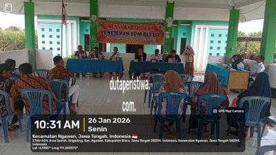 Musdes Penetapan APBDes 2026 Desa Srigading Digelar, Anggaran Alami Penurunan Signifikan