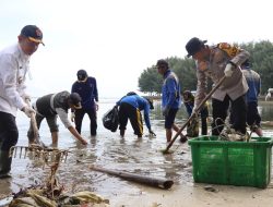 Polda Metro Jaya-Kodam Jaya-Pemprov DKI Kerja Bakti dan Tanam Mangrove di Pulau Tidung