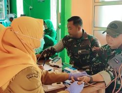 Persit Koramil Kepohbaru Bojonegoro Gelar Cek Kesehatan Gratis