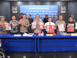 Serius Berantas Narkoba, Polresta Malang Kota Amankan 1,3Kg Sabu, dan 20 Tersangka
