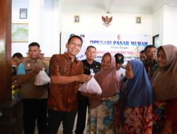 Operasi Pasar Murah  2026, Bupati Bojonegoro Buka Langsung Kegiatan Perdana Di Desa Tanjungharjo, Kapas