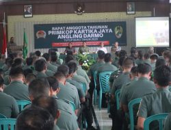 Primkop Kartika Jaya Angling Darmo Kodim Bojonegoro Gelar RAT Tutup Buku Tahun 2025