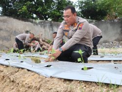 Langkah Hijau di Bulan Suci : Polres Blora Tanam Bibit Sayur dan Bagikan 1.000 Takjil