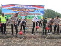 Dukung Swasembada Pangan 2026, Polres Blora Gelar Tanam Raya Jagung Serentak Bersama Kapolri