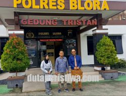 Agus Palon Penuhi Panggilan Polres Blora Terkait Dugaan Perusakan Jalan Cor di Jepon
