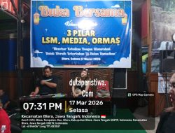 Soliditas Tiga Pilar di Blora, Buka Bersama LSM, Media, dan Ormas Tebar Kebaikan di Tengah Hujan