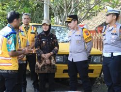 Pastikan Kelancaran Arus Mudik, Wabup Bojonegoro dan Kapolres Tinjau Percepatan Perbaikan Jalan Nasional