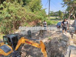 Kodim 0721/Blora Kerahkan Alat Berat Percepat Pembangunan Jembatan Garuda
