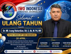Ucapan Selamat Ulang Tahun Mengalir untuk Ketua Umum DPP IWO Indonesia