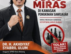 Anggota DPRD Kota Malang Tolak Keras Toko Miras di Kawasan Pemukiman Sawojajar