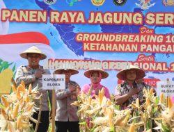 Polres Blora Ikuti Panen Raya Jagung Serentak Kuartal II dan Launching SPPG Polri Secara Virtual