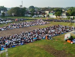 Sinergi Iduladha 2026 : PCM Cepu Gelar Salat Id di Stadion Ronggolawe, Lazismu Himpun Kurban Rp253 Juta