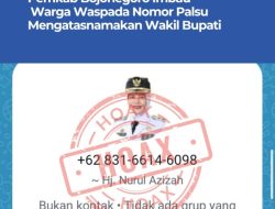 Pemkab Bojonegoro Imbau Warga Waspada Nomor Palsu Mengatasnamakan Wakil Bupati