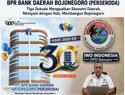 IWOI DPD Bojonegoro Sampaikan Ucapan Selamat HUT ke-30 BPR Bank Daerah Bojonegoro