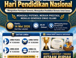 Semarak Hardiknas 2026, SMP Bosqu Gelar Beragam Lomba Islami untuk Pelajar SD/MI