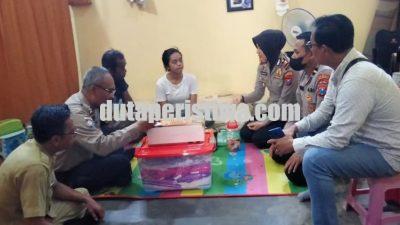 Pejabat Utama Polresta Malang Kota Serempak Sambang Wujudkan Komitmen Kepedulian Kepada Keluarga Korban Kanjuruhan