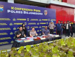 Polres Bojonegoro Ungkap Kasus Pengoplosan LPG Subsidi 3 Kg ke Tabung 50 Kg