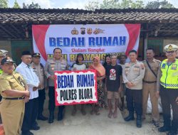 Sambut HUT Bhayangkara Ke-80, Polres Blora Bedah Tiga Rumah Warga Kurang Mampu