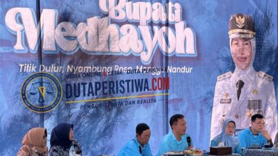 Bupati Medhayoh di Ngraho-Gayam, Tinjau Program Gayatri dan Serap Aspirasi Petani Bantaran Bengawan