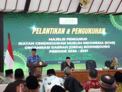 Lantik Pengurus ICMI, Bupati Bojonegoro Dorong Peran Cendekiawan Muslim dalam Pembangunan Daerah