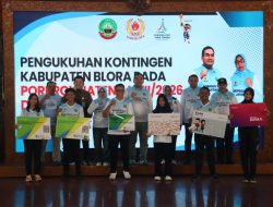Bidik 10 Besar Porprov Jateng 2026, Bupati Arief Rohman Resmi Kukuhkan ratusan Duta Olahraga Blora