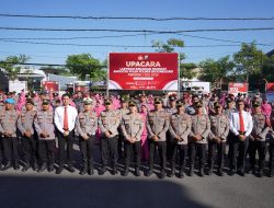 Puluhan Personel Polres Bojonegoro Naik Pangkat, Kapolres: Jadikan Motivasi Tingkatkan Kinerja